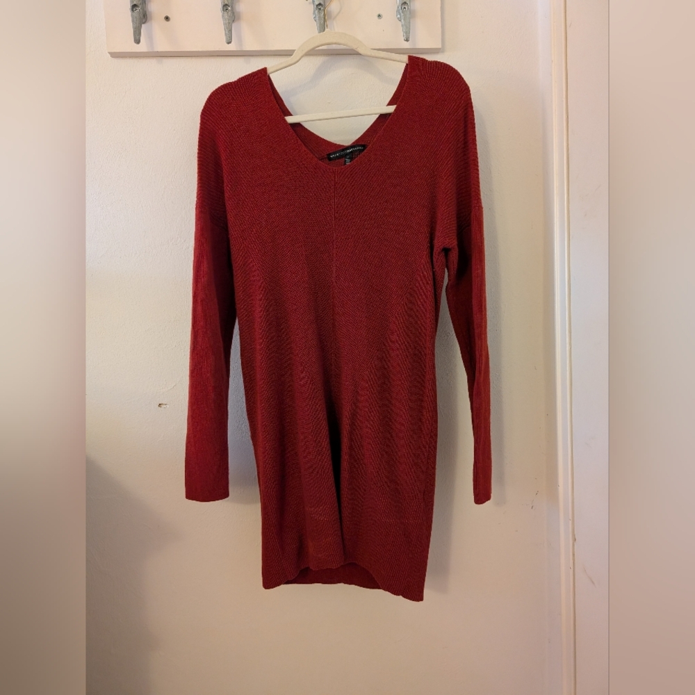 WHBM Cashmere Blend Tunic Sweater